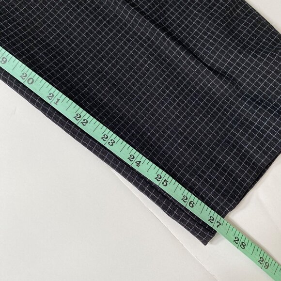 Womens Size 14 Black & White Grid Print Dress Pants By Counterparts - Picture 6 of 7